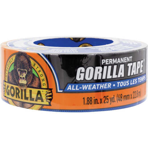 Gorilla 1.88 In. x 25 Yd. All Weather Repair Tape, Black